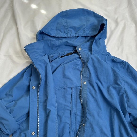 MASSIMO DUTTI Soft Blue Size Small Women's Rain Coat Jacket Model 6740 - Picture 8 of 16